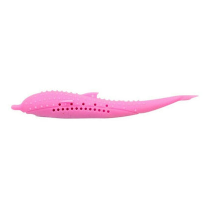 Silicone Fish Type Cat Toy Dog Toy Cat Dog Molars Chew Toy