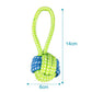 Pet Supply Dog Toys Dogs Chew Teeth Clean Outdoor Training Fun Playing Green Rope Ball Toy For Large  Dog Small Dog
