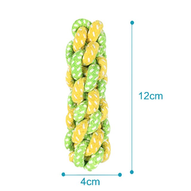 Pet Supply Dog Toys Dogs Chew Teeth Clean Outdoor Training Fun Playing Green Rope Ball Toy For Large  Dog Small Dog