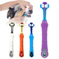 Three Head Pet Tooth Brush Teeth Cleanning Supplies